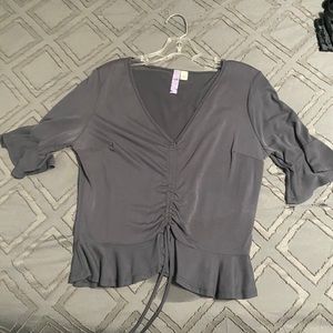 WOMENS blouse. Dark grey